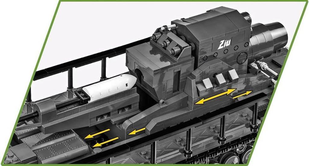 COBI 2560 II WW 60 cm Karl-Gerat 040 "Ziu", 1:28, 1574 k, 5 Obrázek produktu 12
