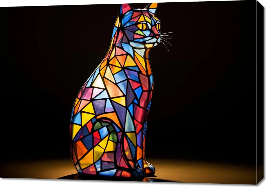 Image pour fenêtre chats 100x70 cm pour illuminer une pièce sans vue
