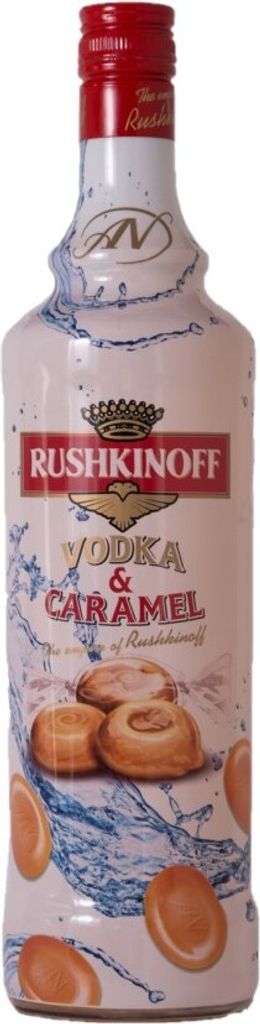RUSHKINOFF Vodka+Car.18% 1,0 L Produktbild 