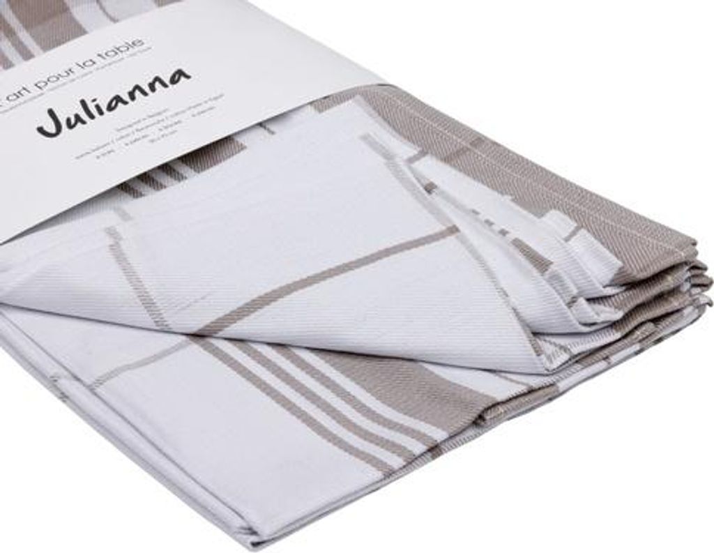Julianna Küchentücher Set - 6er Pack - 50x70cm - Hochabsorbierende Baumwollgeschirrtücher Julianna Küchentücher Set - 6er Pack - 50x70cm - Hoc...