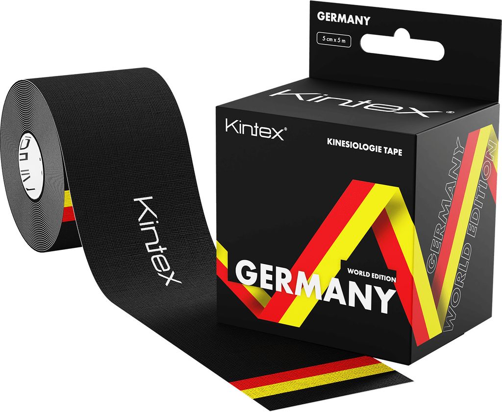 Kintex Kinesiologie Tape World Edition Germany 5 cm x 5 m Produktbild 