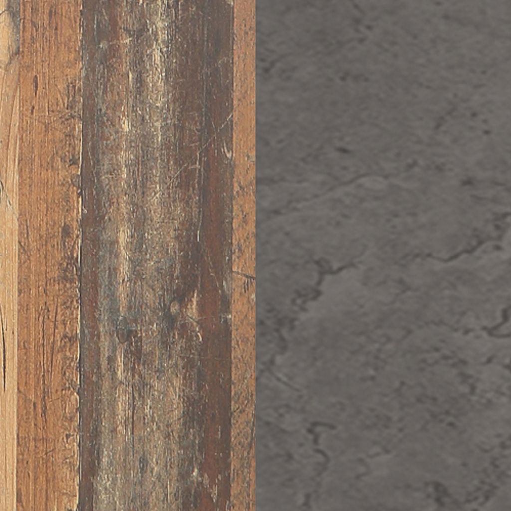 Schreibtisch NETBOB, Optik: Old Wood Vintage / Beton von Produktbild 9