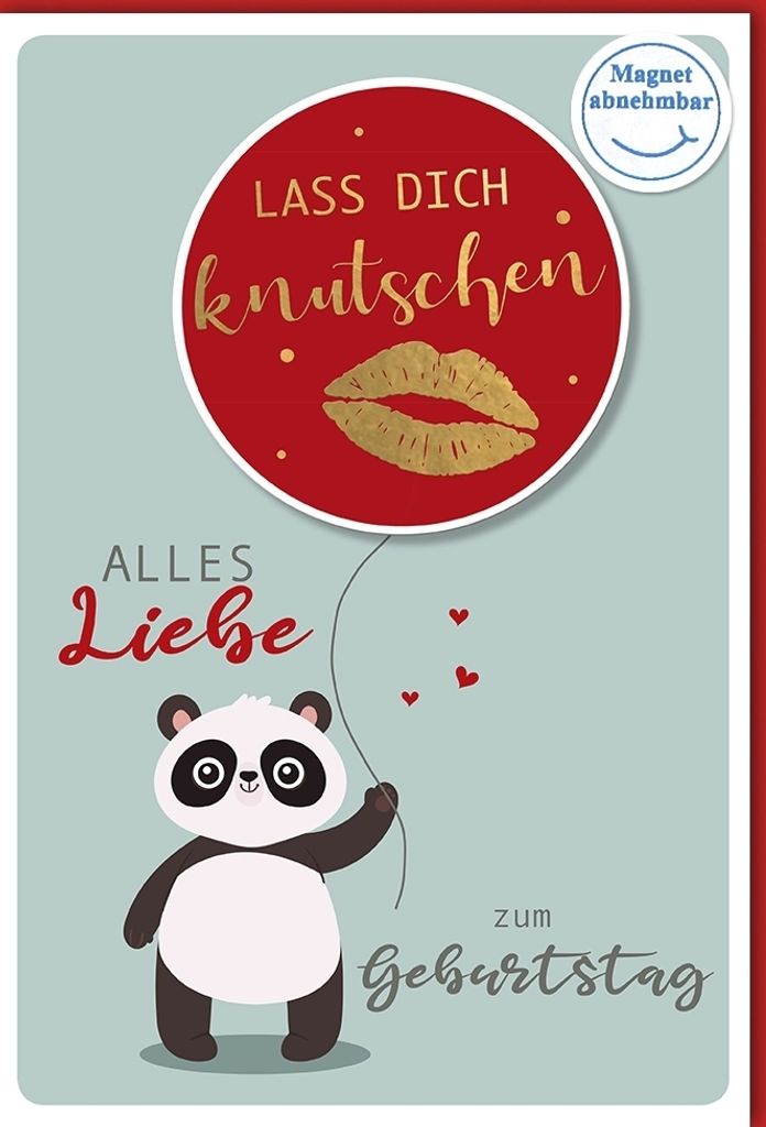 Geburtstag - Glückwunschkarte im Format 11,5 x 17 cm mit Umschlag