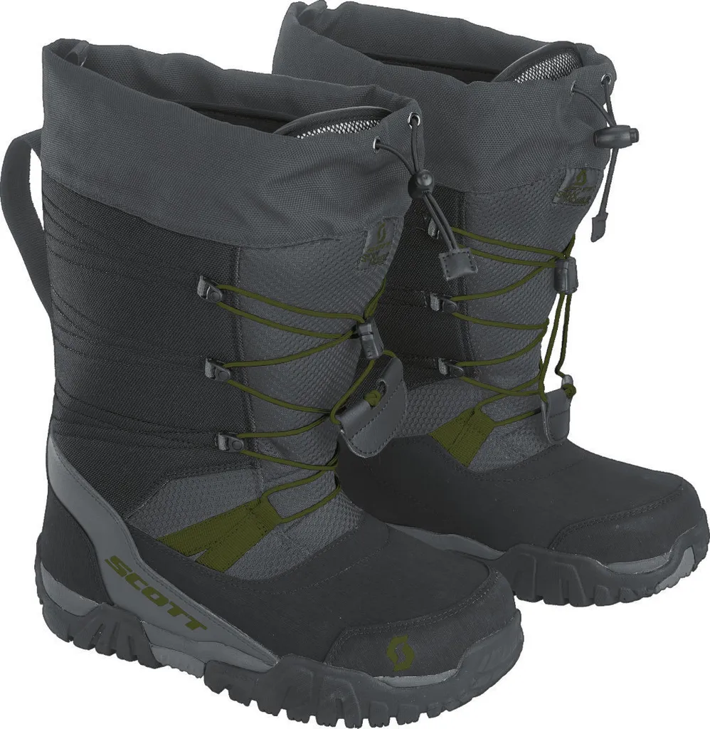 Bottes de motoneige Scott R/T SMB pour le froid extrême noir vert 41