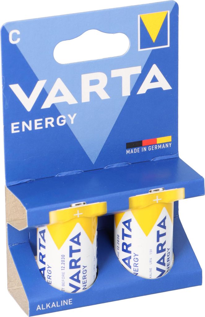Varta Energy batterie alcaline C 2 pezzi in blister Immagine del prodotto 