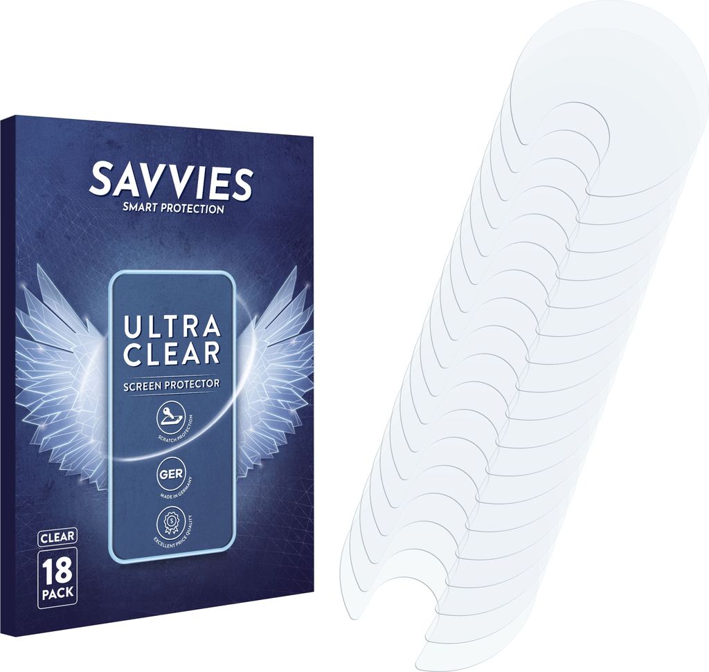 18x Für ZTE Blade A35 lite (NUR Kameraschutz) Schutzfolie Savvies Displayschutz Display Schutz Folie Klar Transparent