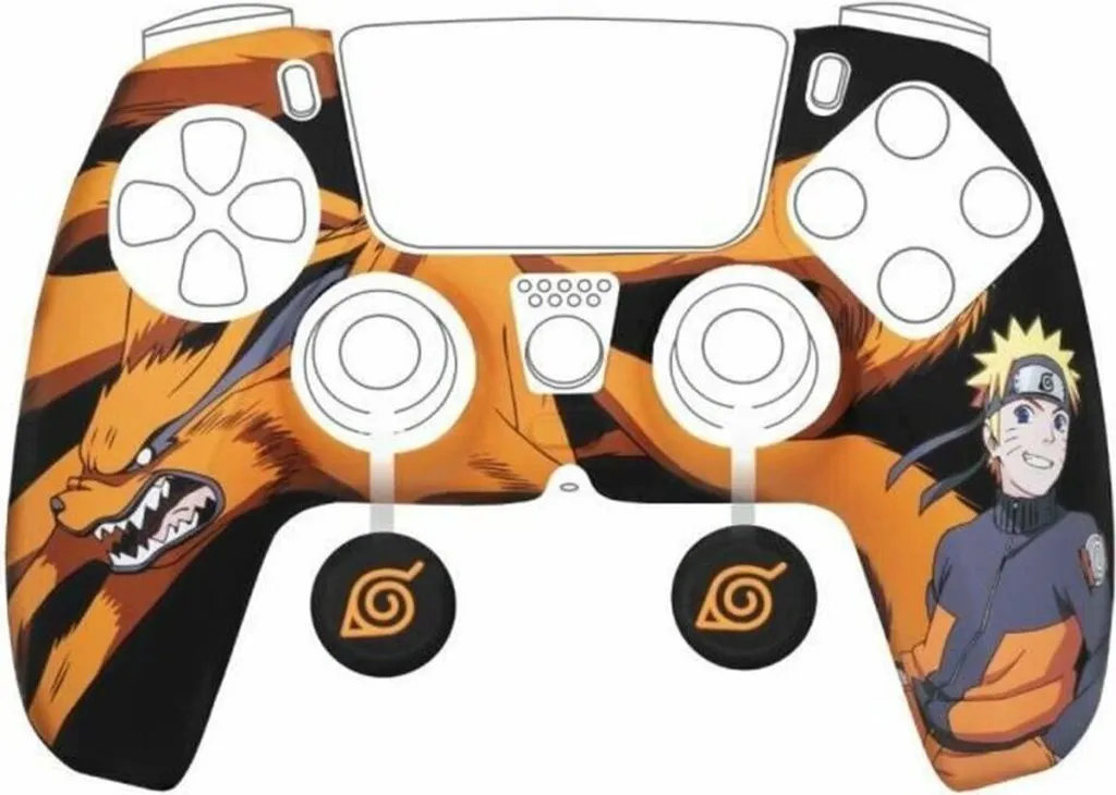 Konix Naruto Protection Skin - Design Minimal Konoha per Gaming