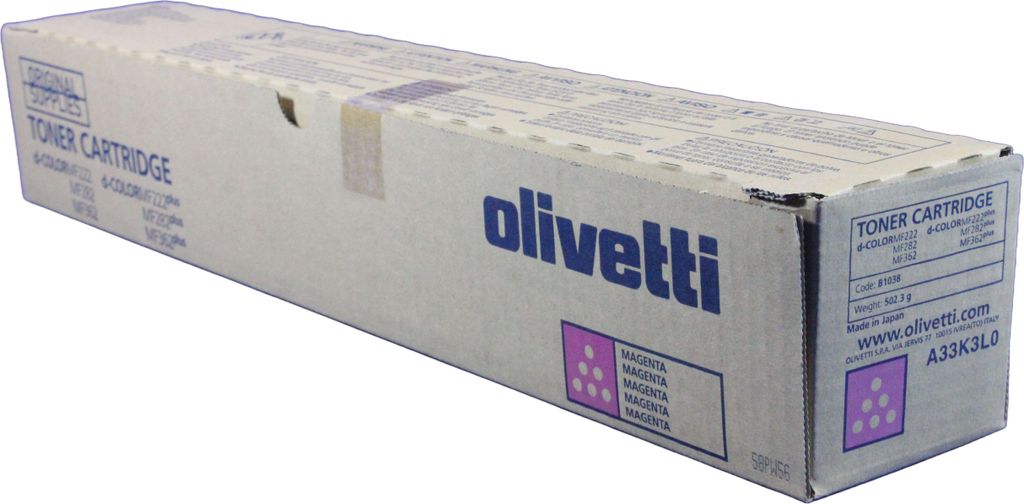 Olivetti B1038 Tonerkartusche A33K3L0 Magenta für Olivetti d-Color MF222
