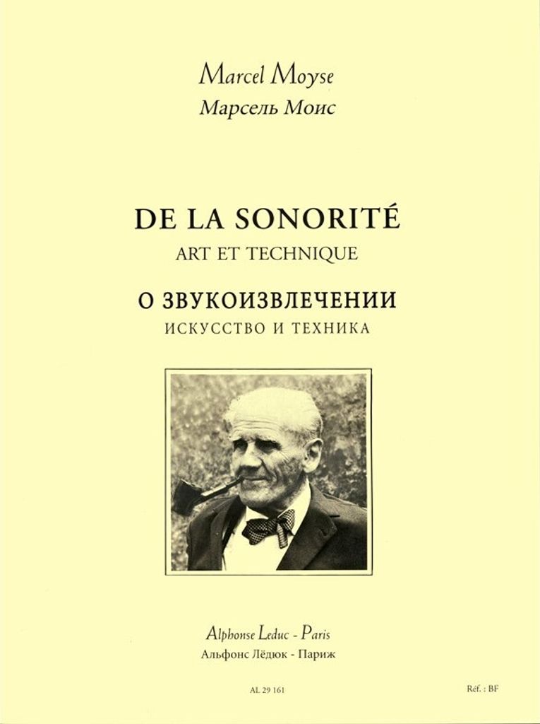 De la sonorité (russ/fr)art et technique pour la flute