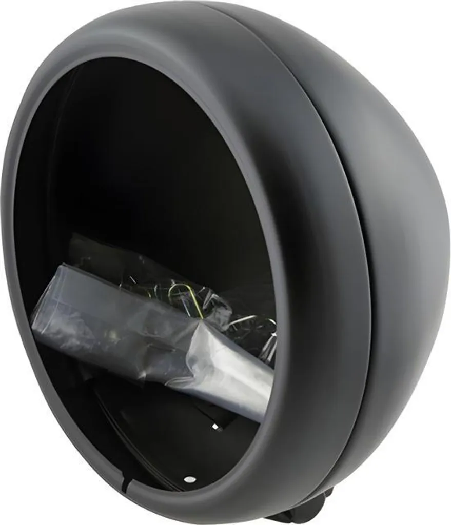 HIGHSIDER Pro Pecos Boîtier de Phare Noir 5 3/4 Pouces Fixation Basse