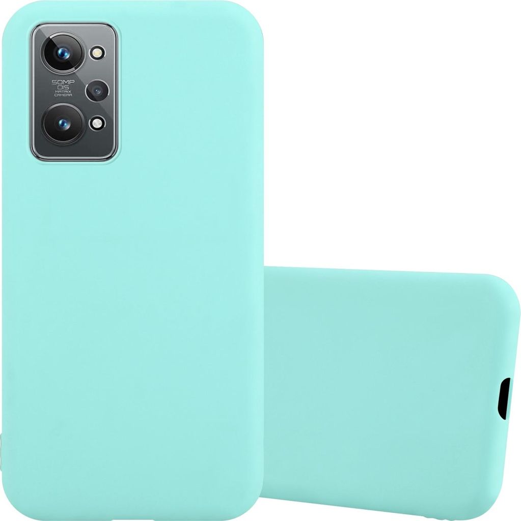 Cadorabo Hülle für Realme GT 2 / GT Neo 2 Schutzhülle in Blau Handyhülle TPU Silikon Etui Case Cover
