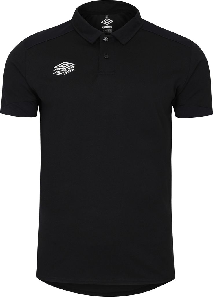 Umbro - "Optimus" Poloshirt für Herren/Damen Unisex - Training UO2430 (M) (Schwarz)