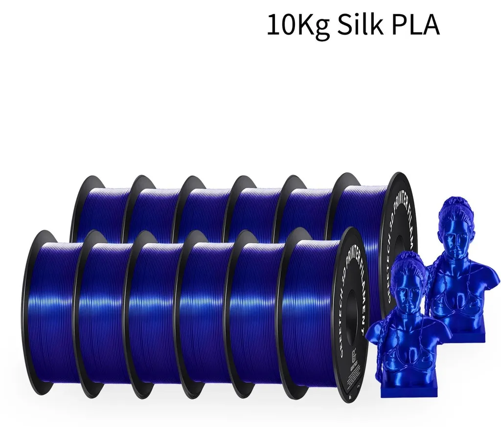 Filament PLA Bleu Royal 1.75mm 10kg - Fini Lisse sans Nœuds ni Bulles