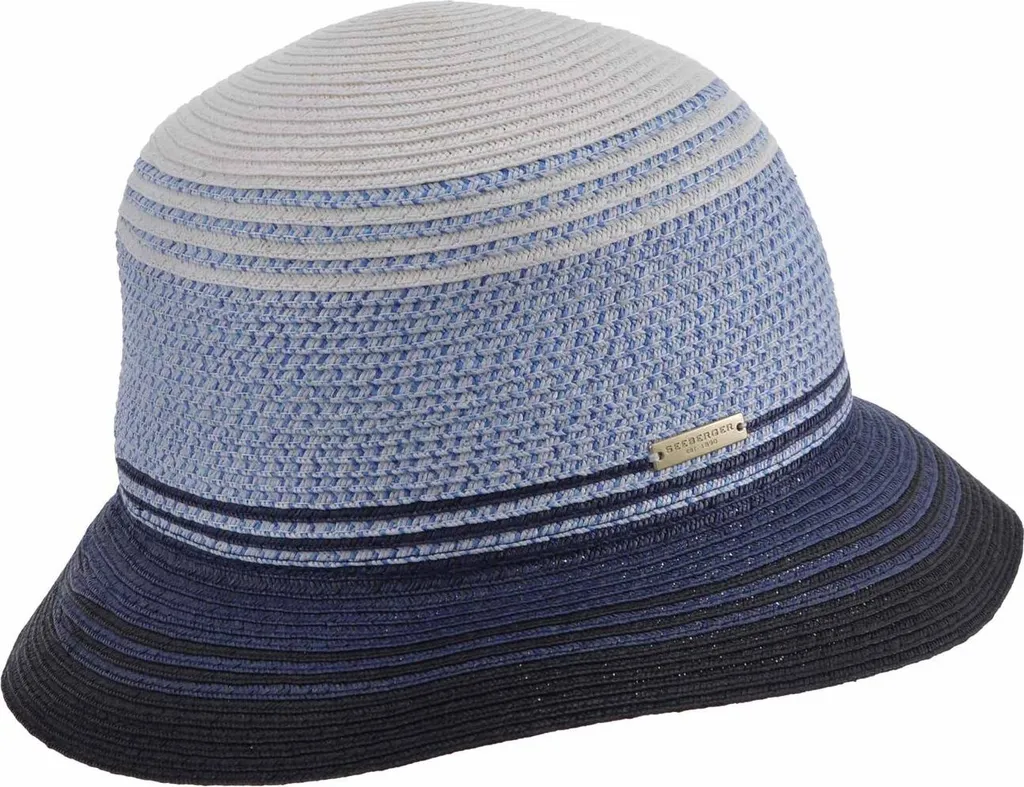Chapeau cloche pliable anti-déformation en papier multicolore