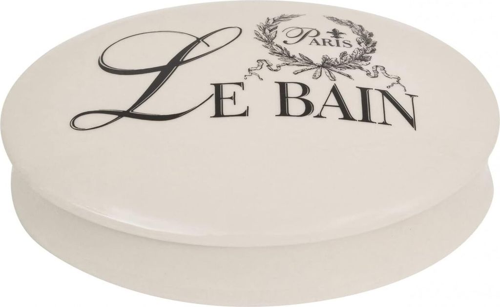 Seifenschale 25 x 15 x 6 cm - Schmuckständer für Badezimmer Shabby Chic aus Porzellan - Taschenleerer Eingang - Aufbewahrungsbox