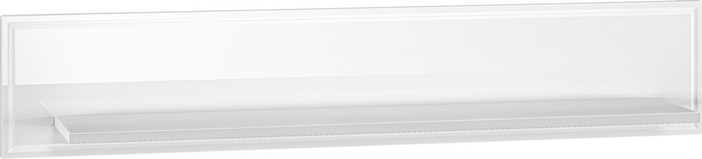 Wandboard in weiß Hochglanz GUBIN-131, B/H/T: ca. 120/23/22 cm