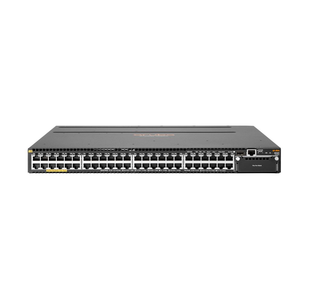 HP E Aruba 3810M 48G PoE+ 1-slot Swch