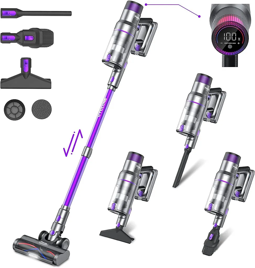 Aspirateur sans fil Vistefly V15 Max : fini la poussière et les poils