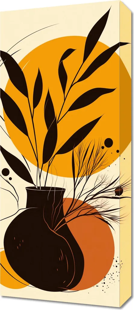 Quadro Paesaggio Campi Złota Okowa | Atmosfera Calda per la Casa