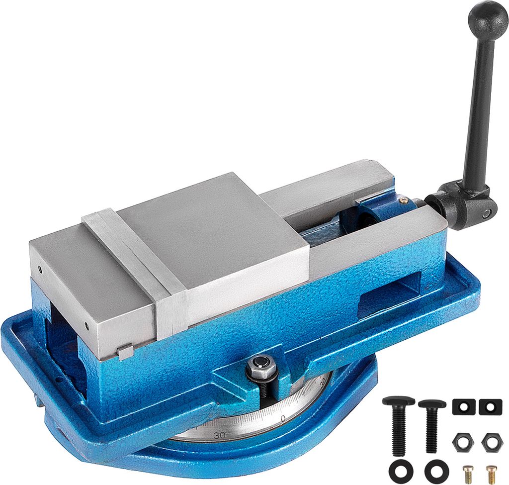 VEVOR 4" Maschinenschraubstock drehbar 100mm Schraubstock Werkbankschraubstock