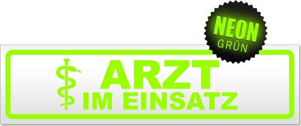 Arzt im Einsatz 2 Magnetschild Schild magnetisch