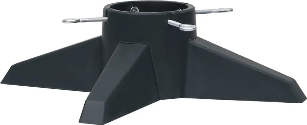 Pied de sapin de Noël métallique vert 55cm stable et facile à installer