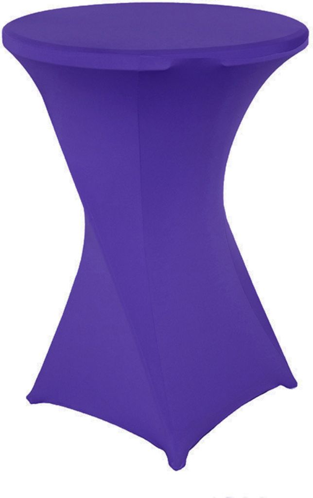22"-24" x 43" Cocktailtischdecken Stretch-Elasthan-Cocktailtischabdeckung Stoff für Hochzeit, Bankett und Party