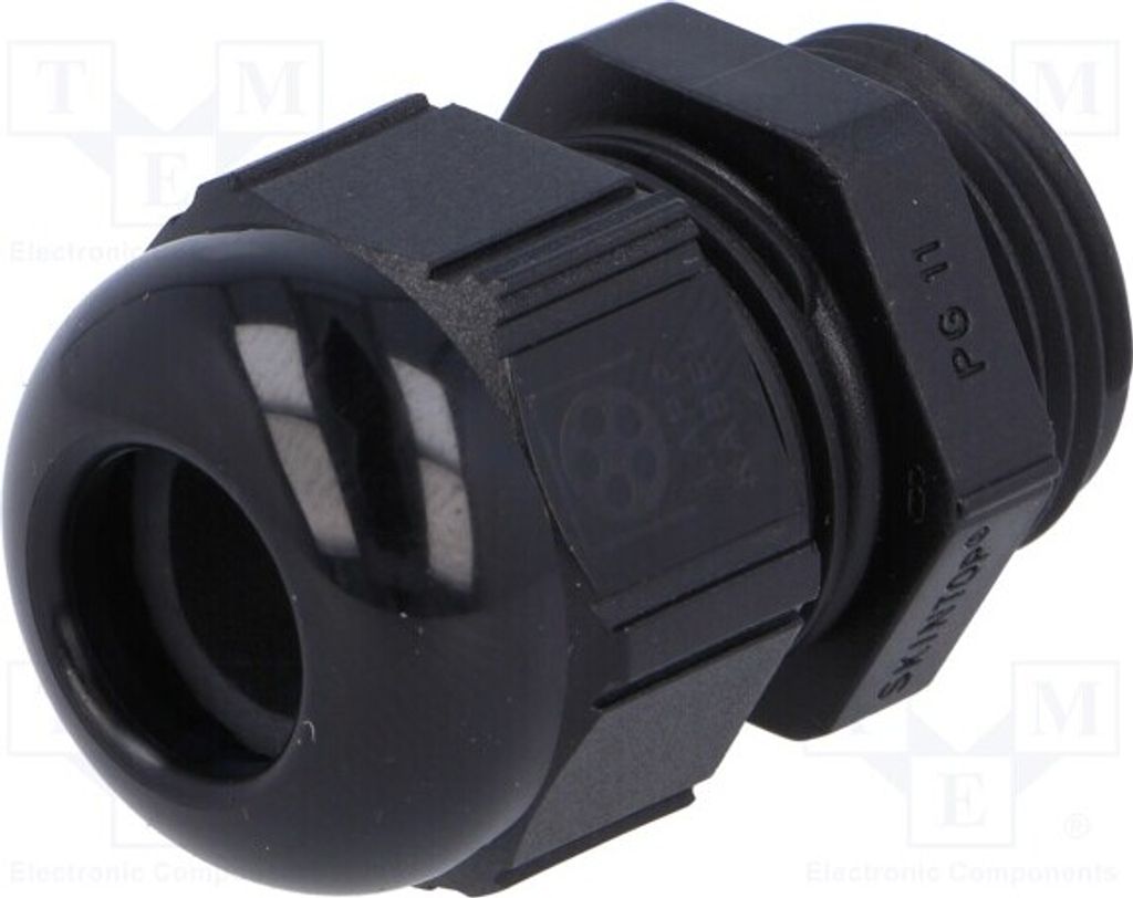 5x Kabelverschraubung IP68 UL94V-2 53015220 n Mat: schwarz