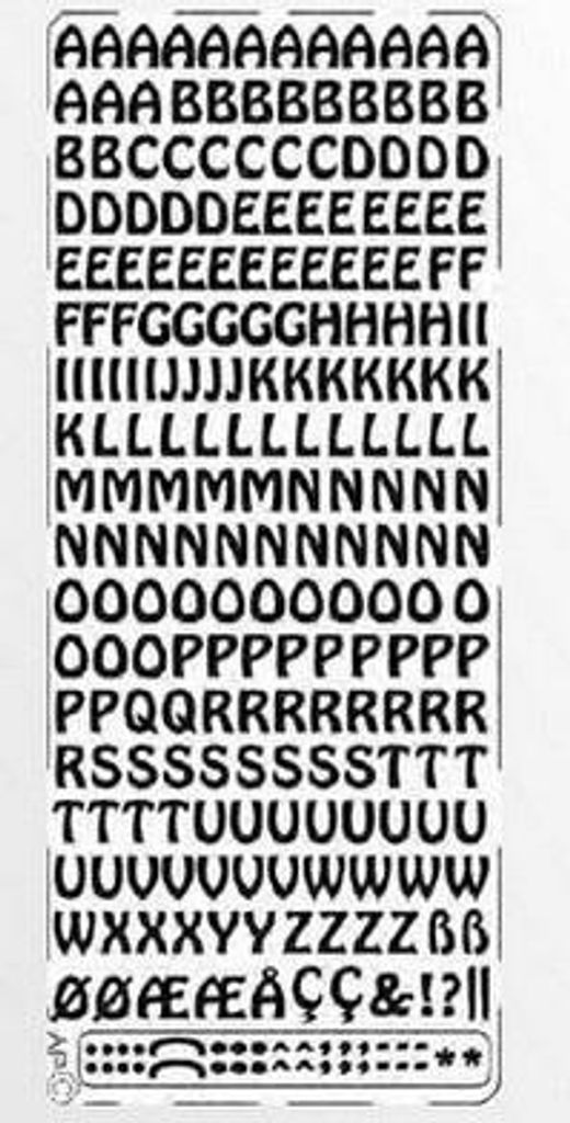 Stiker ażurowy 010 10x23cm złoty