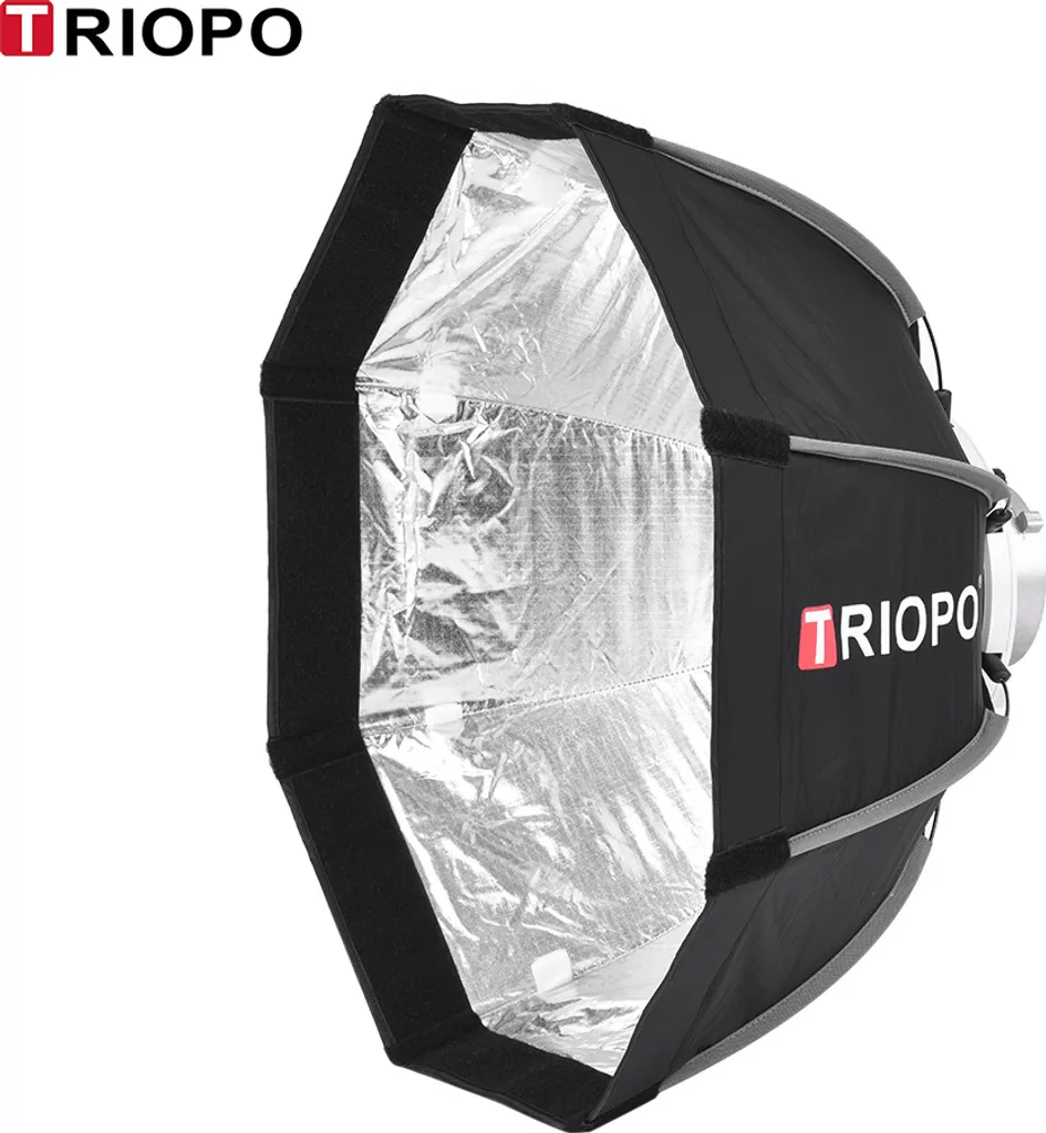 Boîte à Lumière Octogonale 55cm et Diffuseur Souple pour Flash Studio - 2