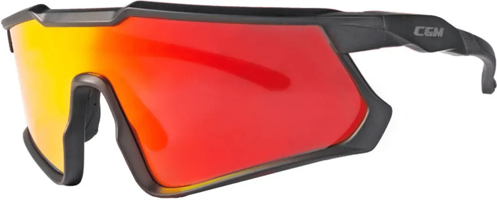 Lunettes sport CGM 771A HIT anti-éblouissement pour vélo et ski Noir