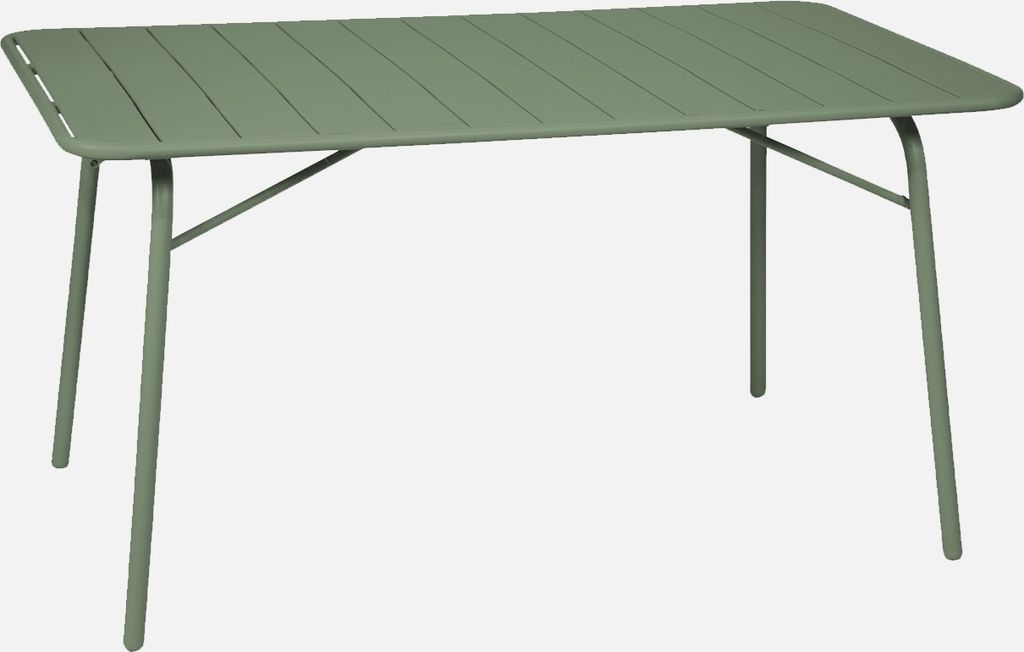 Tavolo da giardino pieghevole in metallo 6 posti, 140cm, Immagine del prodotto 