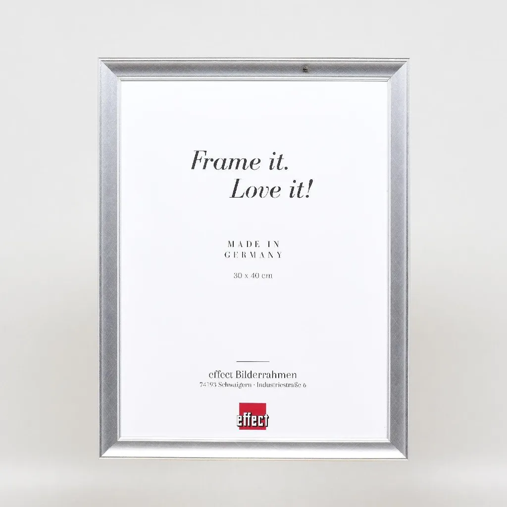 Cornice Argento 25x50 cm in Legno Effect - Design Profilo 41 Elegante - 3