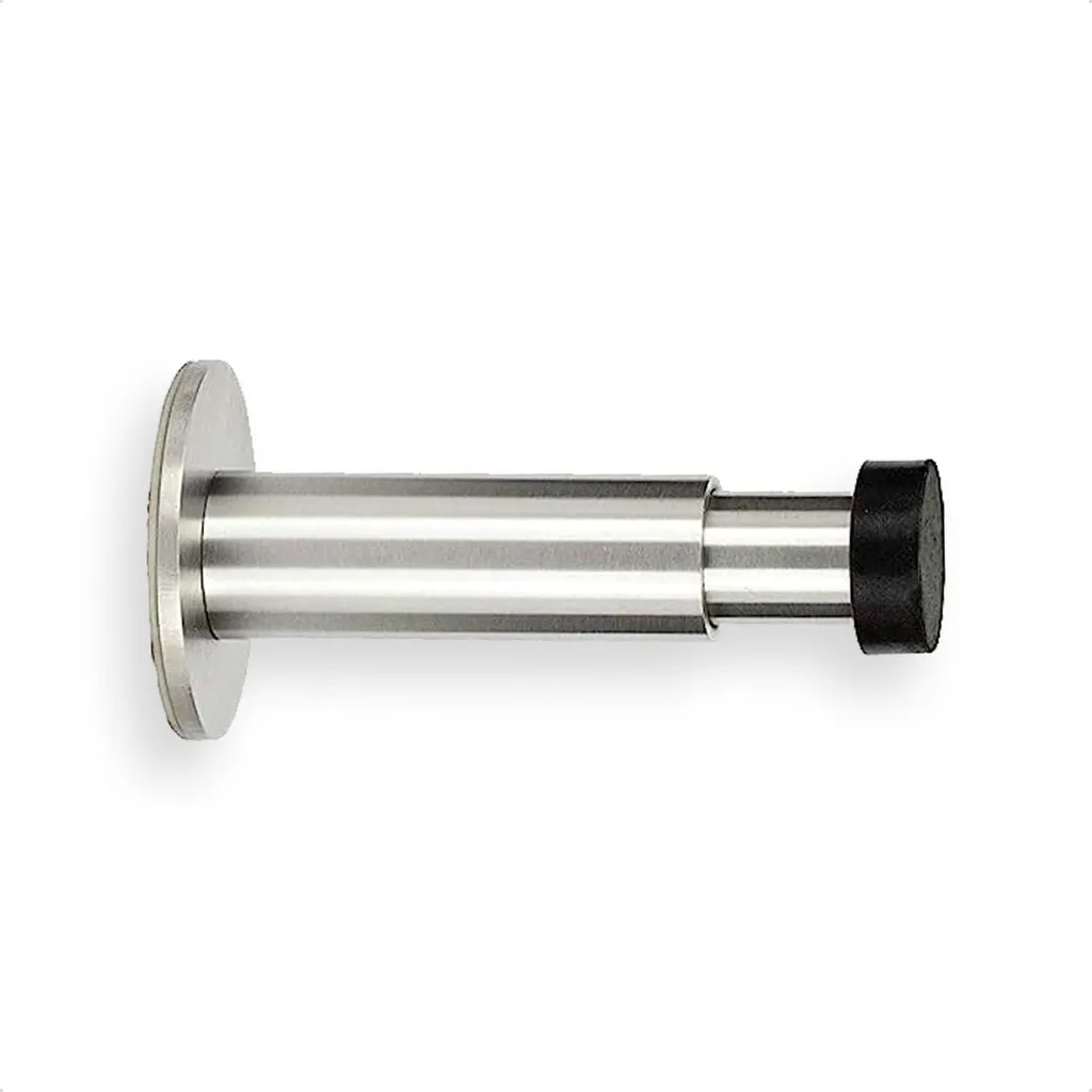 Butoir de porte ajustable en laiton doré pour une installation au sol fixe