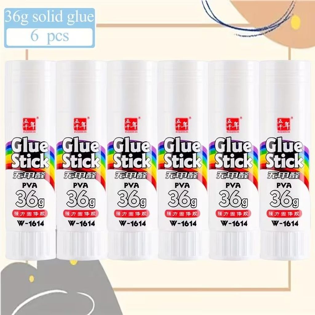 6er Set Klebestift 36g PVA 3D-Druck Haftvermittler lösungsmittelfrei Büro