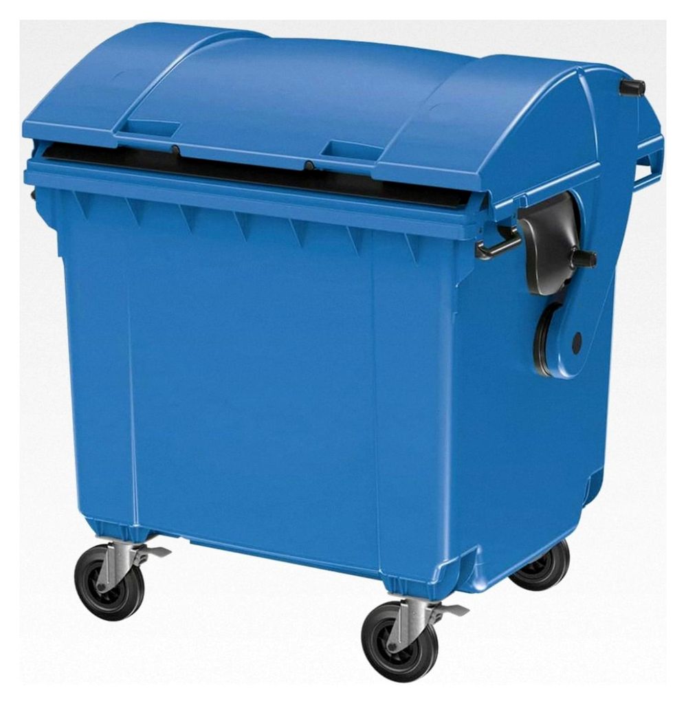 Müllcontainer 1100 Liter nach EN 840, blau
