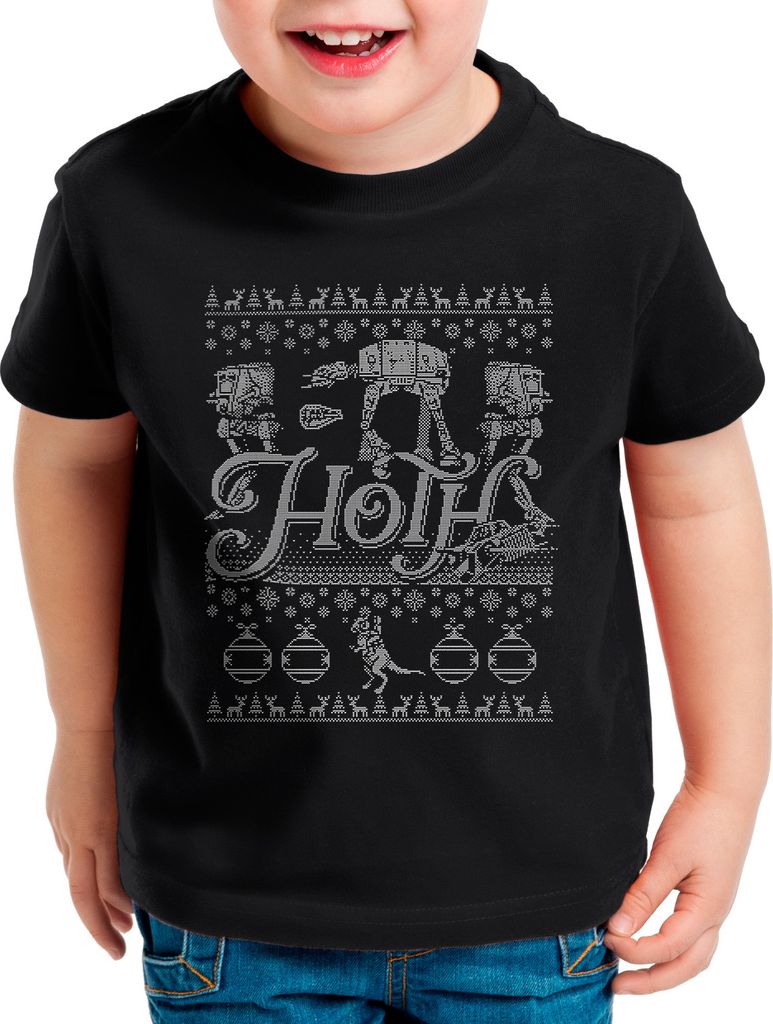 style3 Hoth Sweater Kinder T-Shirt xmas weihnachten weihnachtspullover pulli ugly sweater strick