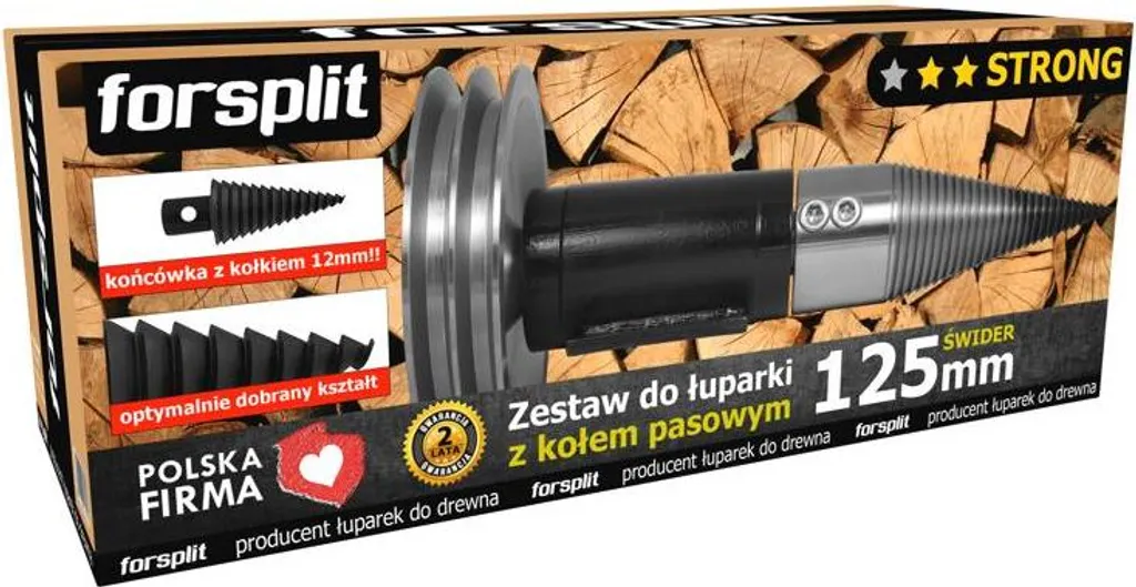 Tarière de 125 mm avec poulie ZK2P-125K2-Kit pour travaux de forage