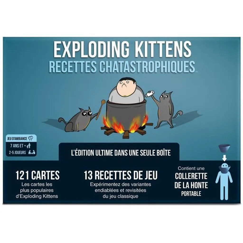 Jeu de société Recettes Catastrophiques Exploding Kittens 121 Cartes - 3