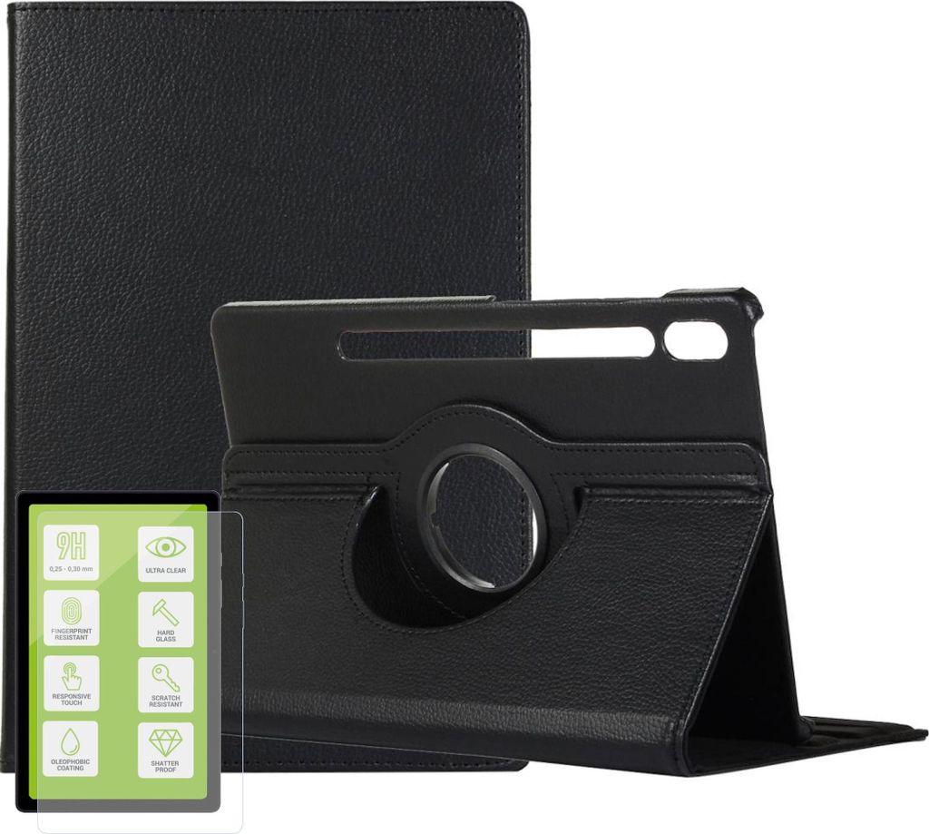 Für Samsung Galaxy Tab S10 FE Plus Hülle Tablet Tasche + H9 Schutz Hart Glas