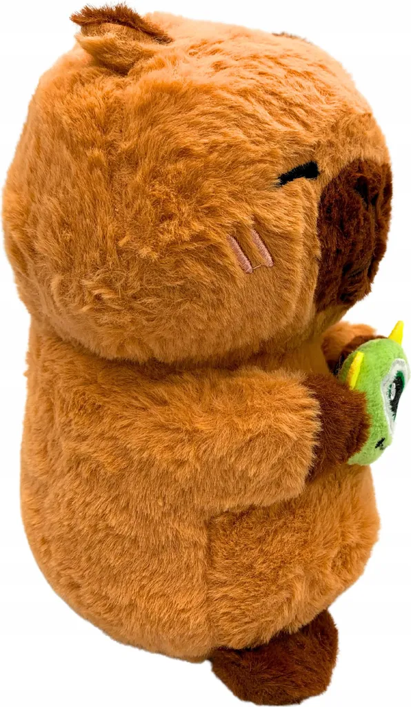 Doudou Capybara Monstre Extraterrestre Peluche de 25cm Originale Verte - 5