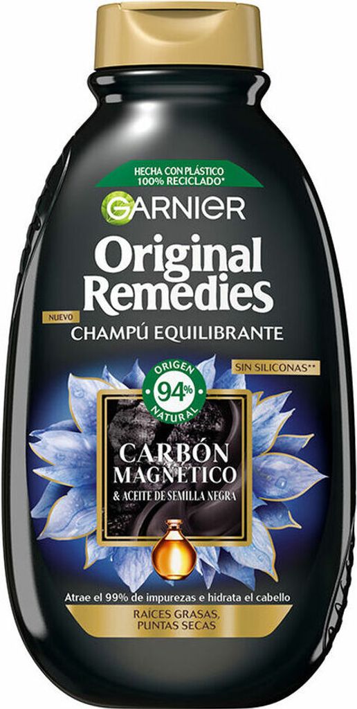 Garnier Original Remedies Carbón Magnético Champú 250ml