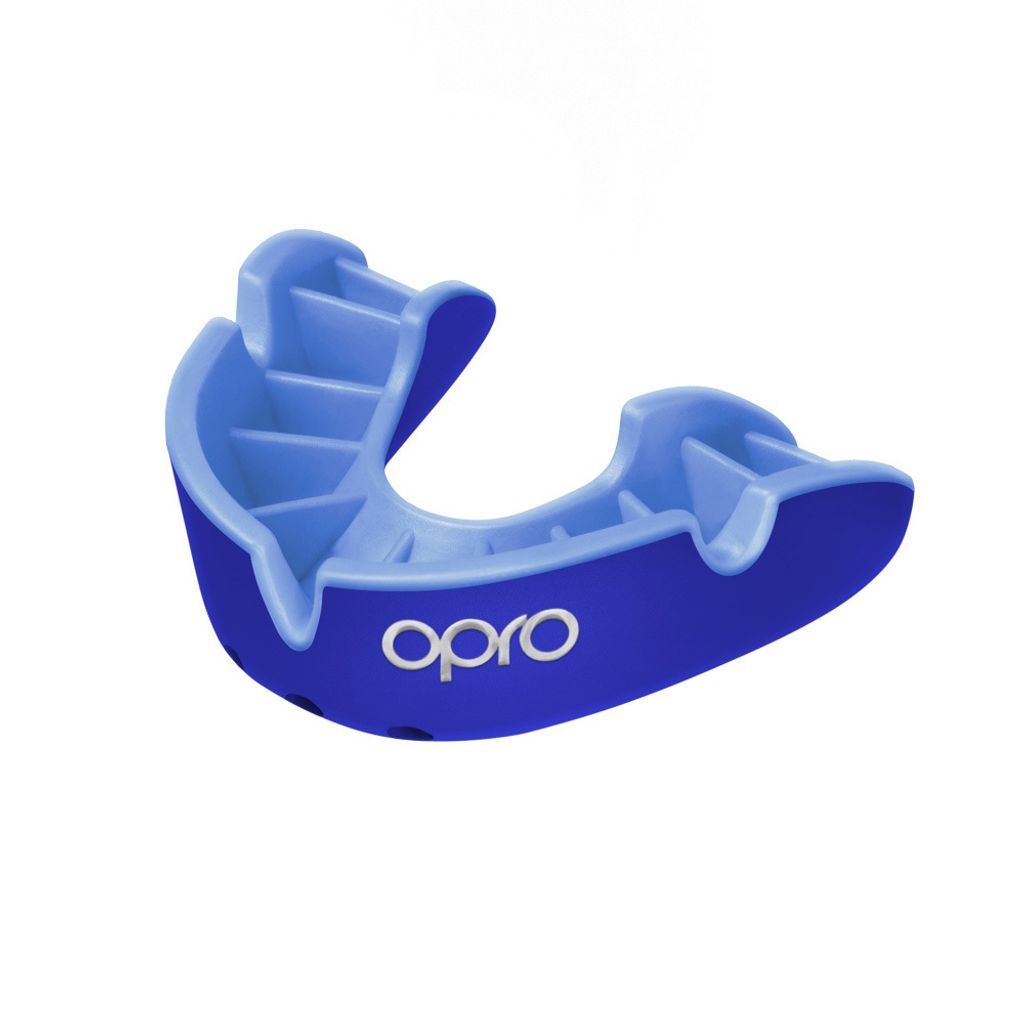 Opro Kinder-Mundschutz Silver GEN4 Blau