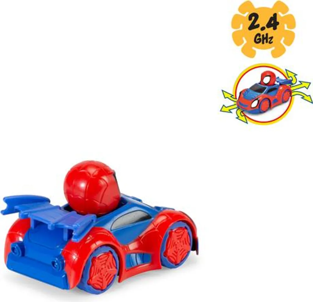 Mini voiture RC Spidey Web Crawler Dickie avec télécommande adaptée