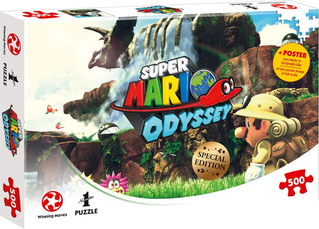 Puzzle Super Mario 500 Pezzi per Bambini e Adulti | Gioco Educativo Odyssey