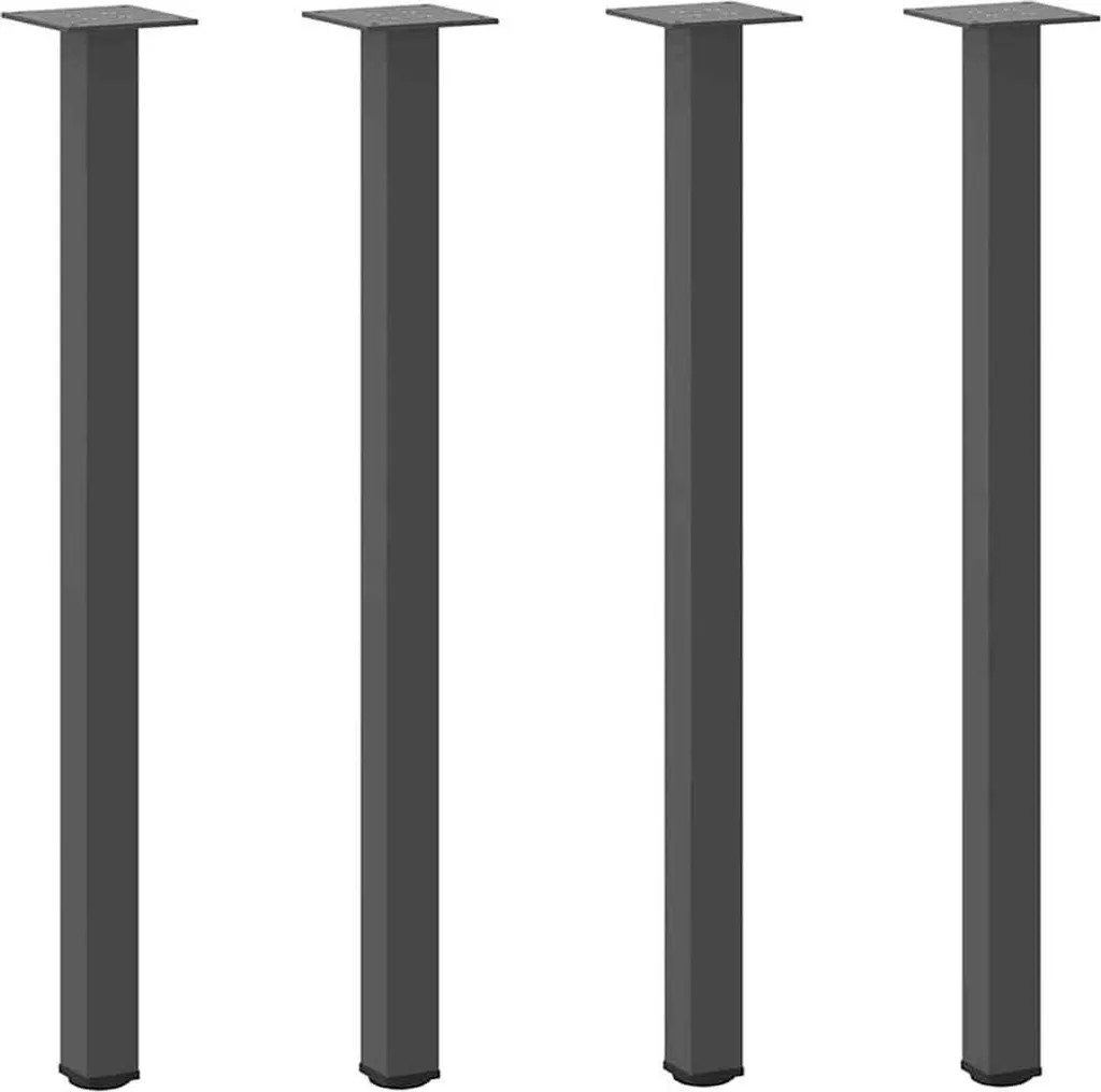 SYFAX™ Gambe per tavolo consolle 4 pz Antracite 72-74 cm Acciaio