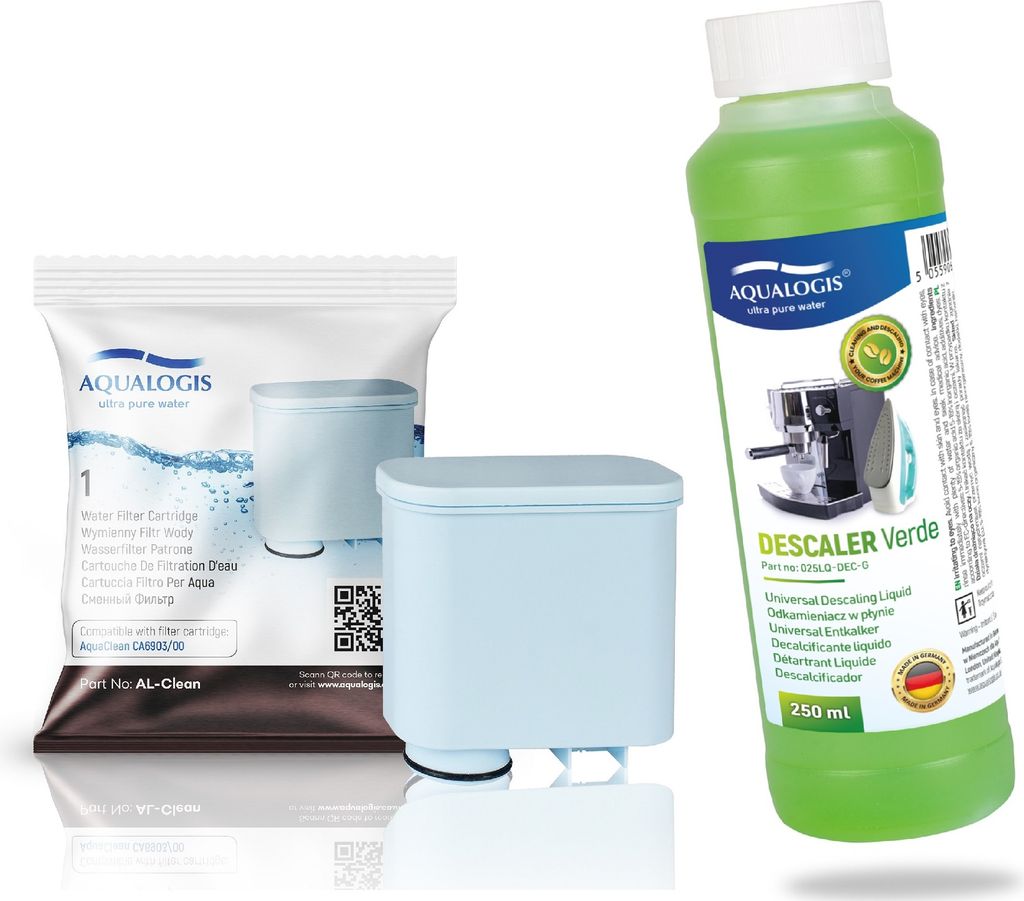 Set für Saeco Philips Aqualogis AL Clean 1 St., Verde 250 ml