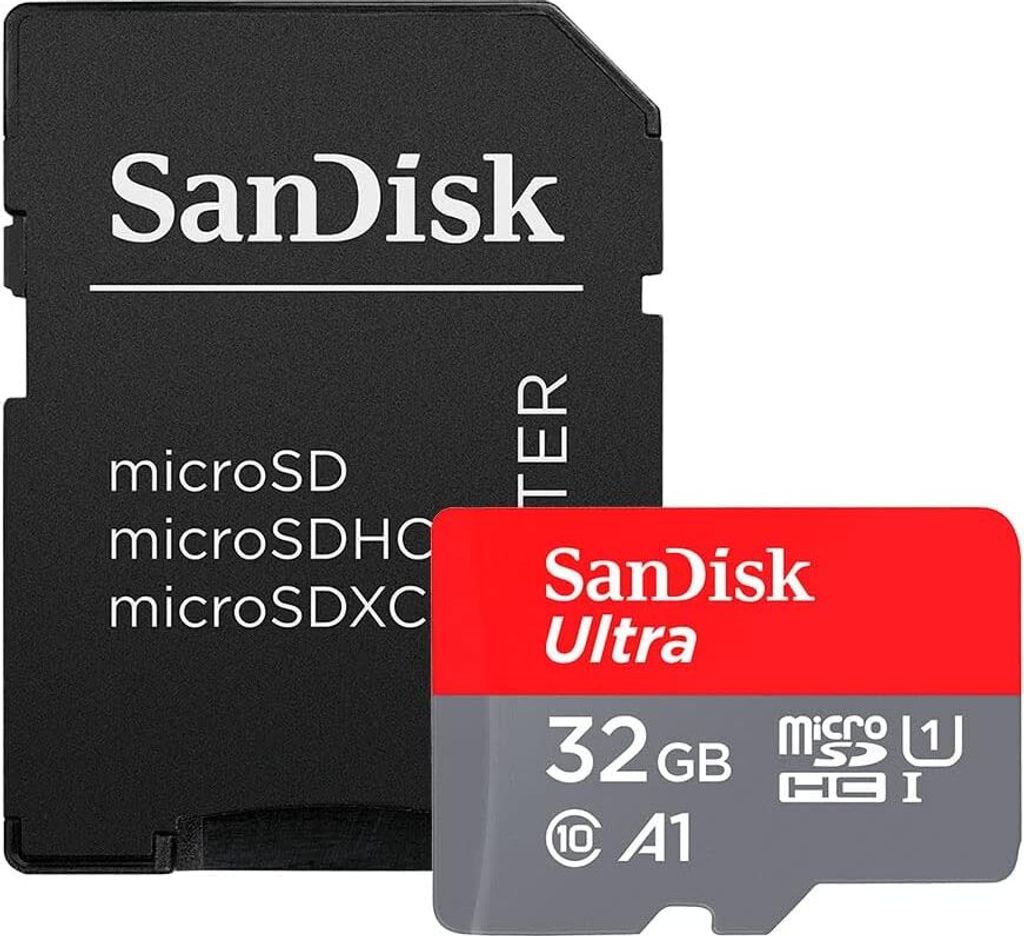 SanDisk Ultra, 32 GB, MicroSDHC, Klasse 10, UHS-I, 98 MB/s, Produktbild 