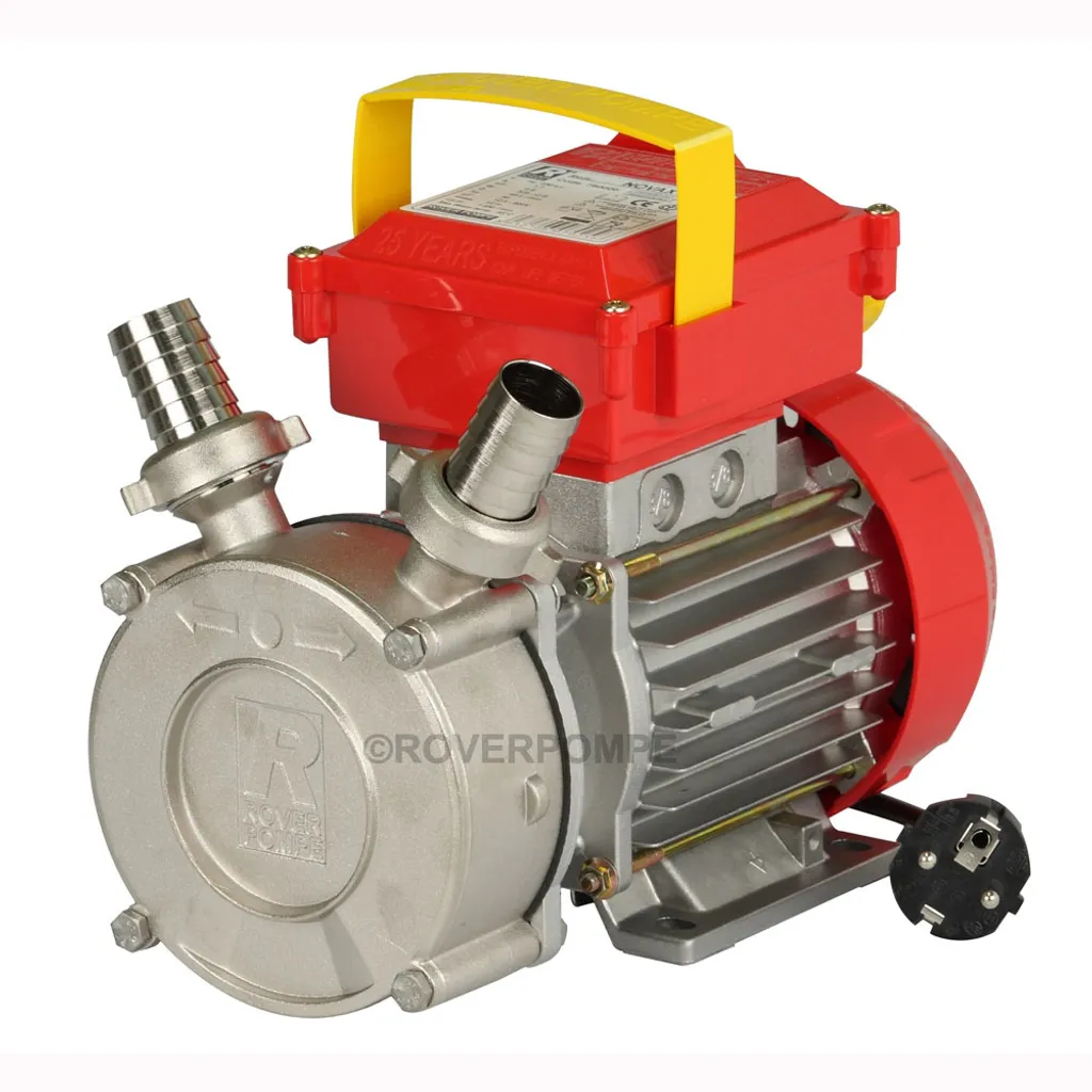 Pompe de transfert inox NOVAX-25M CAMPEON pour vin et huiles 230V