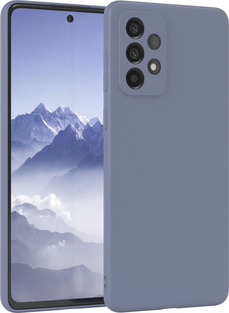 EAZY CASE - TPU Hülle für Samsung Galaxy A73 5G, TPU Case stoßfeste Handyhülle, weiches Cover mit Kameraschutz, Silikonhülle in Blau